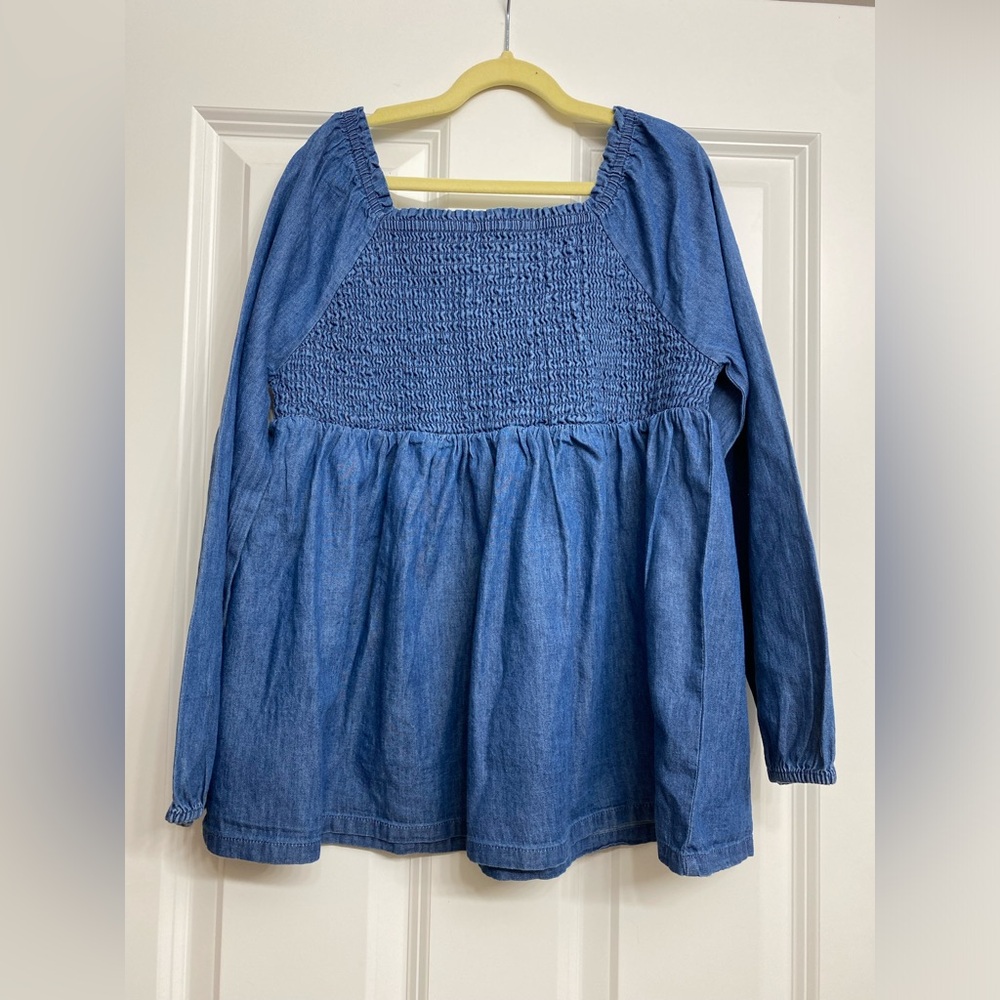 Shabby Chic Girls Girls 10/12 Smocked Shirt